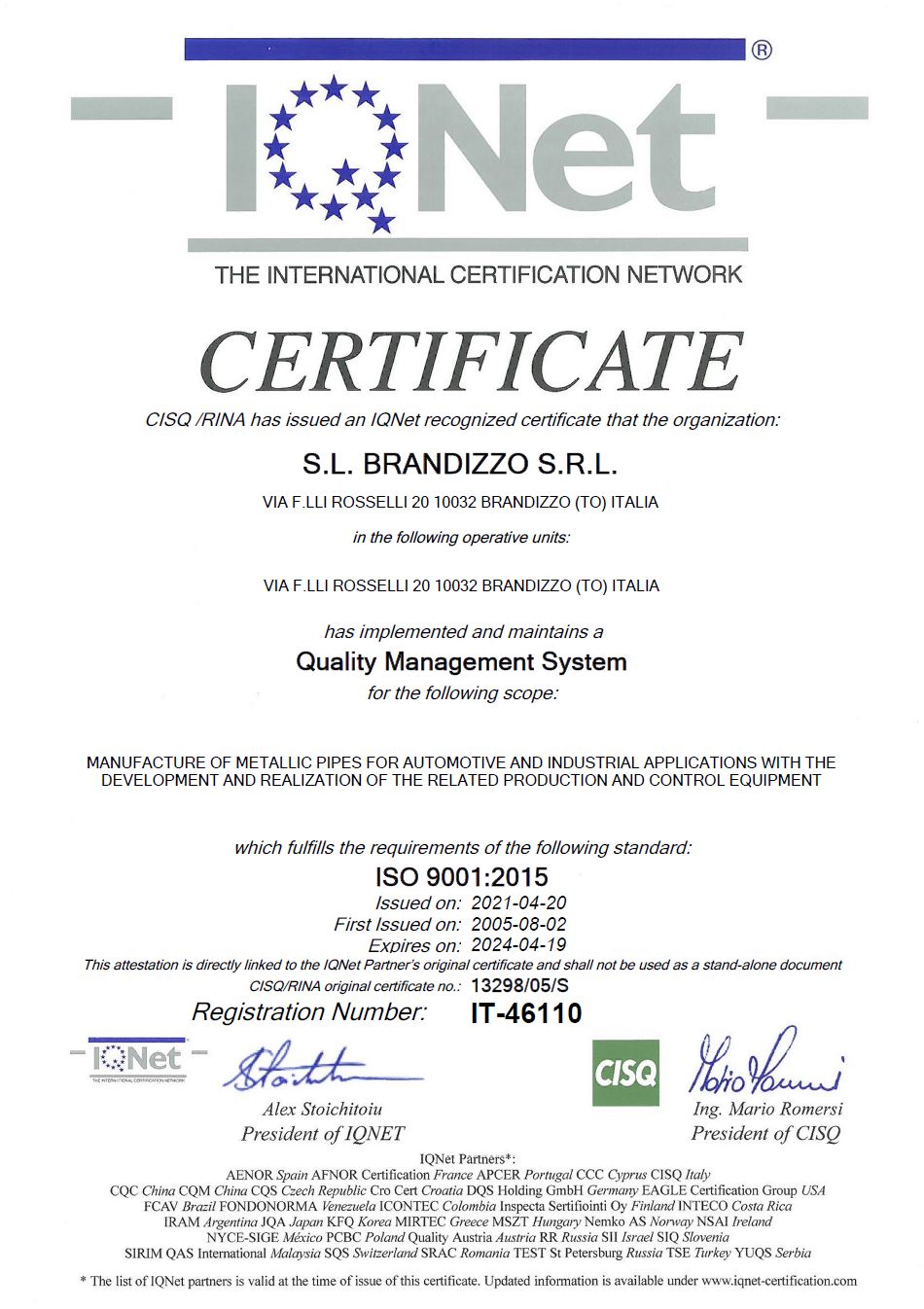 ISO9001-2015_SL_Brandizzo_srl